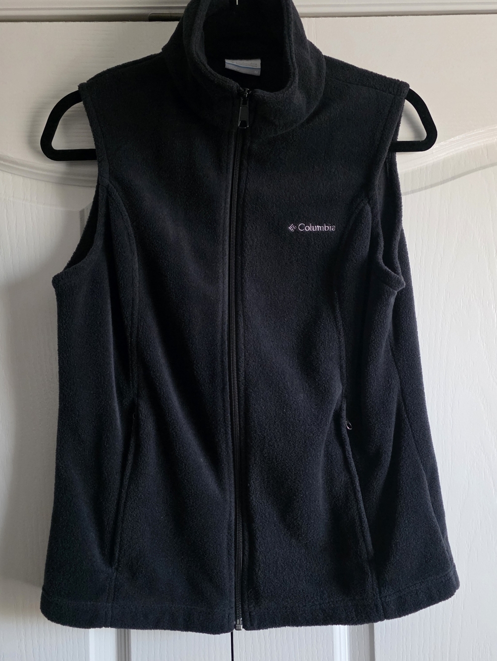 Coulmbia Fleece Vest Women Size M Dark Gray